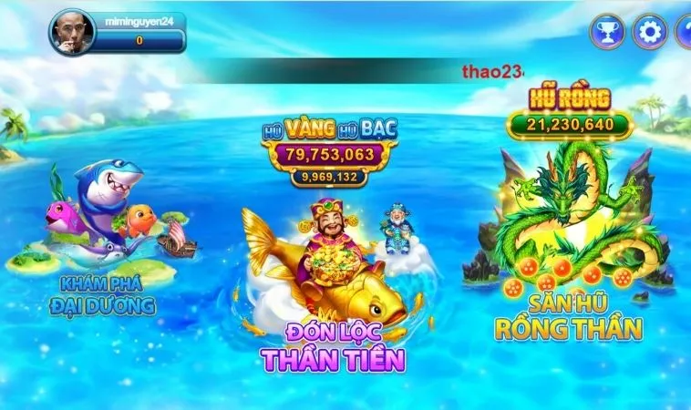 Các phòng chơi Bắn Cá Đại Dương 12Bet