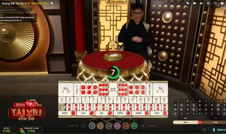 Bàn cược Tài Xỉu Tại 12Bet