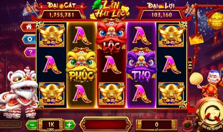 Các biểu tượng trong game Nổ Hũ Lân Hái Lộc tại 12Bet